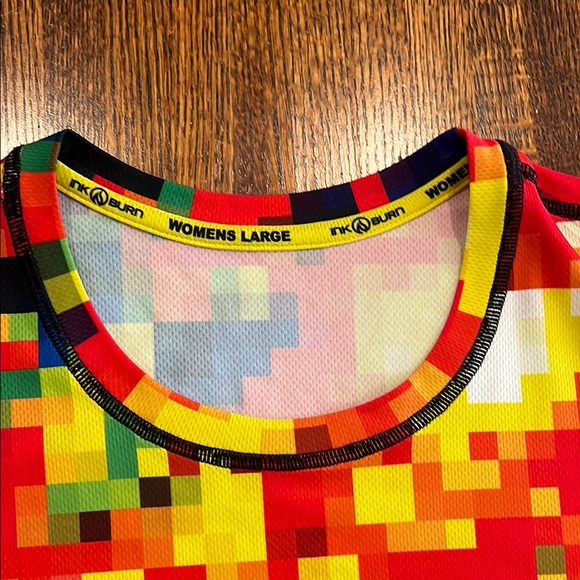 InknBurn Crew Neck Short Sleeve After Run Scoop Neck TShirt - Picture 2 of 6